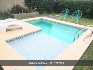pileta cabaña la pinta