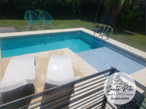 pileta cabaña la pinta