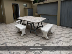 asador monoambiente loza